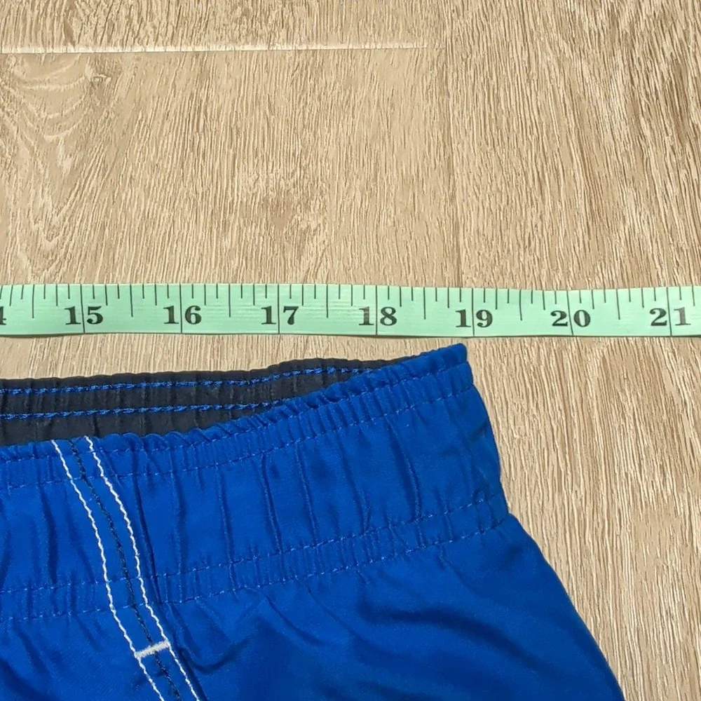 Nike Swim Trunks Mens XL Blue Excellent Mesh Lined Cargo Pocket Board Shorts‎
